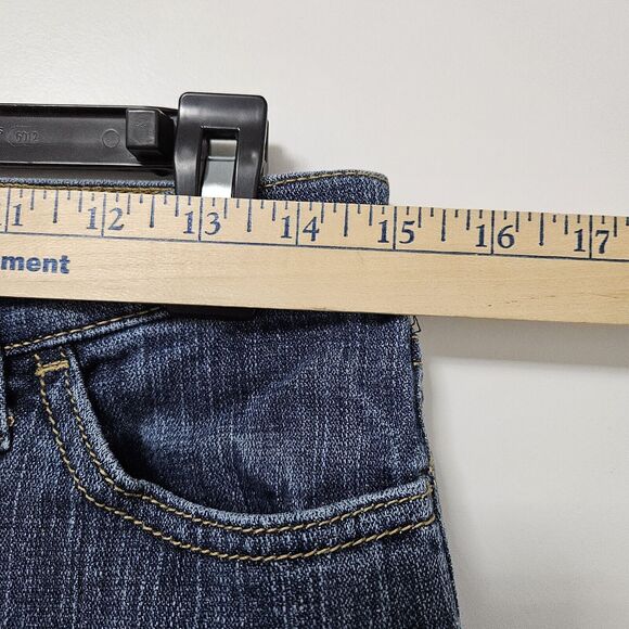 Gap Jeans Women’s 6 (30x28) Blue Ankle Long & Lean Stretch Denim Low-Rise VGUC - Picture 6 of 8